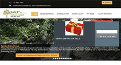 Desktop Screenshot of kamathresidency.com